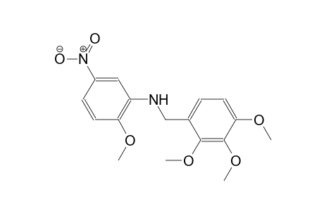 2-methoxy-5-nitro-N-(2,3,4-trimethoxybenzyl)aniline