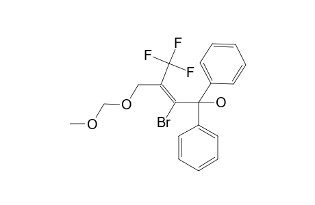 (E)-2-BROMO-4,4,4-TRIFLUORO-3-[(METHOXYMETHOXY)-METHYL]-1,1-DIPHENYLBUT-2-EN-1-OL