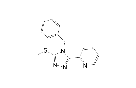 2-(4-benzyl-5-methylsulfanyl-1,2,4-triazol-3-yl)pyridine