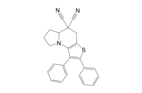 5A,6,7,8-TETRAHYDRO-1,2-DIPHENYLTHIENO-[3,2-E]-INDOLIZINE-5,5(4H)-DICARBONITRILE