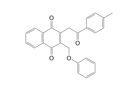 2-(4-Methylphenacyl)-3-phenoxymethyl-1,4-naphthoquinone