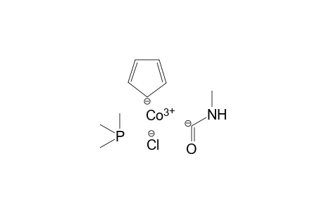 Cobalt(III) cyclopenta-2,4-dien-1-ide methylaminomethanone trimethylphosphane chloride
