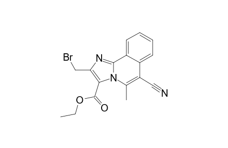 ETHYL-2-BROMOMETHYL-6-CYANO-5-METHYLIMIDAZO-[2,1-A]-ISOQUINOLINE-3-CARBOXYLATE
