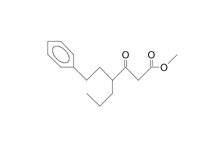 Benzenehexanoic acid, .beta.-oxo-.gamma.-propyl-, methyl ester