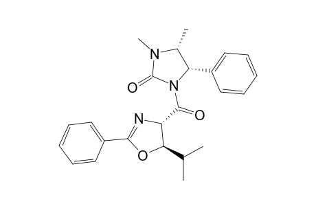 (4S,5R,4'S,5'R)-4,5-Dihydro-2-phenyl-4-[(1',5'-dimethyl-4'-phenylimidazolidin-2'-on-3'-yl)carbonyl]-5-isopropyloxazole