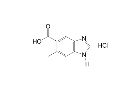 6-Methylbenzimidazole-5-carboxylic acid hydrochloride
