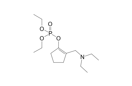 2-[(Diethylamino)methyl]cyclopent-1-en-1-yl Diethyl Phosphate