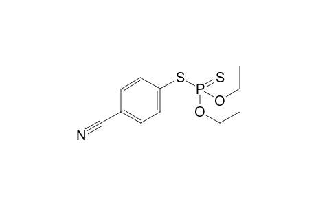 O,O-Diethyl S-(4-cyanophenyl)phosphorodithioate