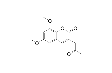6,8-DIMETHOXY-3-(2'-OXO-PROPYL)-COUMARIN