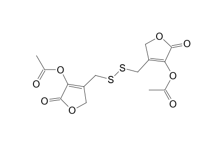 2(5H)-Furanone, 4,4'-[dithiobis(methylene)]bis[3-(acetyloxy)-
