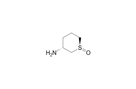 2H-Thiopyran-3-amine, tetrahydro-, 1-oxide, trans-