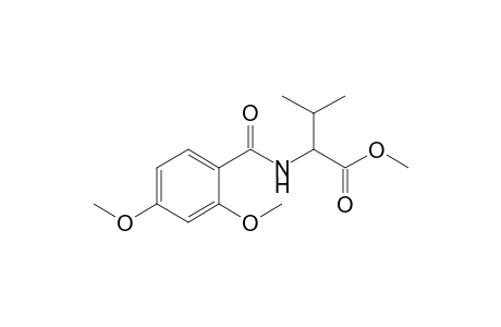 2-[(2,4-dimethoxybenzoyl)amino]-3-methyl-butyric acid methyl ester