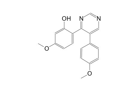 phenol, 5-methoxy-2-[5-(4-methoxyphenyl)-4-pyrimidinyl]-