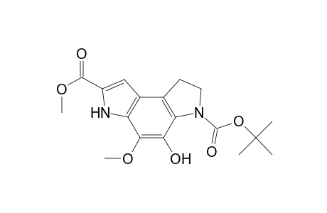 5-Hydroxy-4-methoxy-7,8-dihydro-3H-pyrrolo[3,2-e]indole-2,6-dicarboxylic acid O6-tert-butyl ester O2-methyl ester