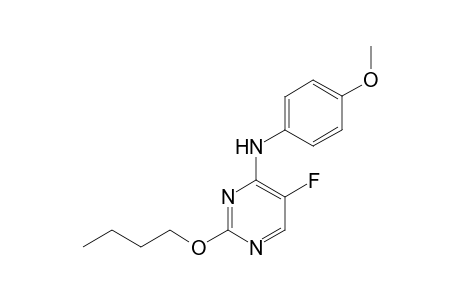 2-Butoxy-5-fluoro-N-(4-methoxyphenyl)pyrimidin-4-amine