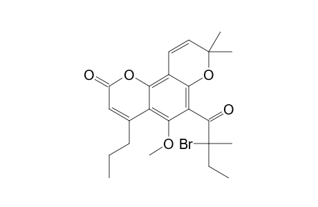 6-(2-BROMO-2-BUTANOYL)-5-METHOXY-8,8-DIMETHYL-4-PROPYL-2H,8H-BENZO-[1,2-B:3,4-B']-DIPYRAN-2-ONE
