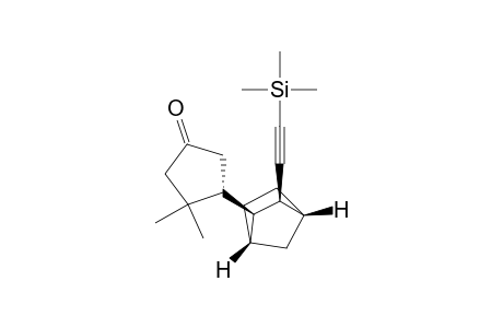 (4R*,1'S*,2'S*,3'S*,4'R*)-3,3-Dimethyl-4-[3'-[(trimethylsilyl)ethynyl]bicyclo[2.2.1]hept-2'-yl]cyclopentanone
