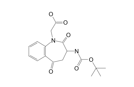2-[3-(tert-butoxycarbonylamino)-2,5-diketo-3,4-dihydro-1-benzazepin-1-yl]acetic acid