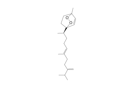 1-(E-8-ISOPROPYL-1,5-DIMETHYL-NONA-4,8-DIENYL)-4-METHYL-2,3-DIOXA-BICYCLO-[2.2.2]-OCT-5-ENE