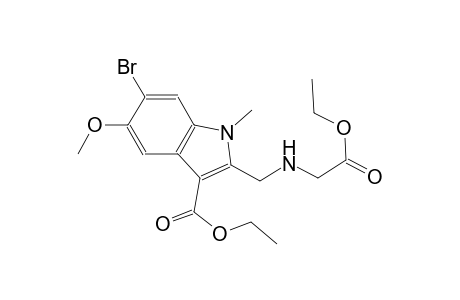 ethyl 6-bromo-2-{[(2-ethoxy-2-oxoethyl)amino]methyl}-5-methoxy-1-methyl-1H-indole-3-carboxylate