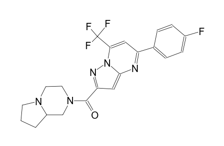 5-(4-fluorophenyl)-2-(hexahydropyrrolo[1,2-a]pyrazin-2(1H)-ylcarbonyl)-7-(trifluoromethyl)pyrazolo[1,5-a]pyrimidine