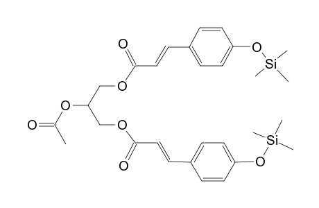 Glycerol <2-acetyl-1,3-di-p-coumaroyl->, di-TMS