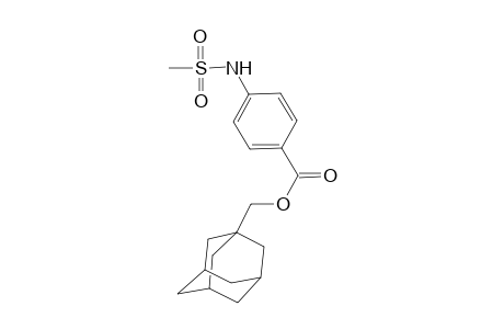 adamantan-1-ylmethyl 4-methanesulfonamidobenzoate
