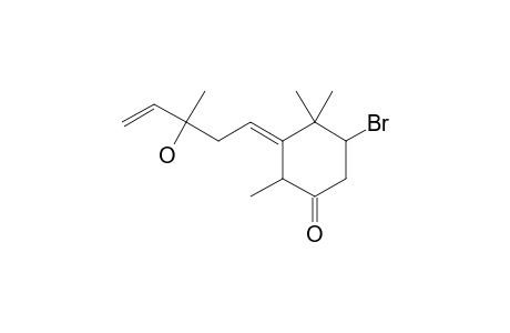5-BrOMO-3-(3-HYDROXY-3-METHYLPENT-4-ENYLIDENE)-2,4,4-TRIMETHYLCYClOHEXANONE