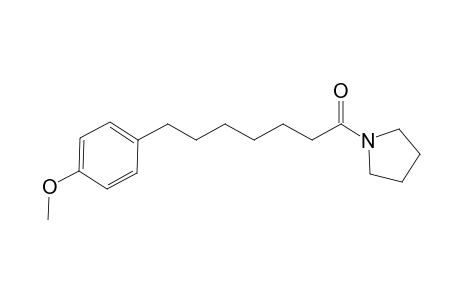 4-Methoxyphenyl-PA-C7:0 [5-(4-Methoxyphenyl)heptylpyrrolidinamide]