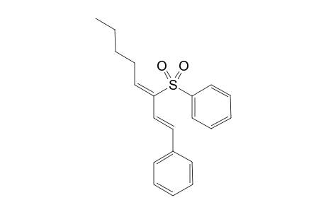 (1E,3Z)-1-Phenyl-3-phenylsulfonyl-1,3-octadiene