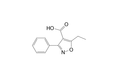 4-Isoxazolecarboxylic acid, 5-ethyl-3-phenyl-