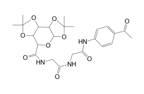 (3aR,5aR,8aS,8bR)-N-(2-((2-((4-acetylphenyl)amino)-2-oxoethyl)amino)-2-oxoethyl)-2,2,7,7-tetramethyltetrahydro-3aH-bis([1,3]dioxolo)[4,5-b:4',5'-d]pyran-5-carboxamide