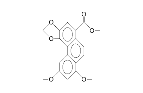 6,8-Dimethoxy-3,4-methylenedioxy-1-phenanthrenecarboxylic acid, methyl ester