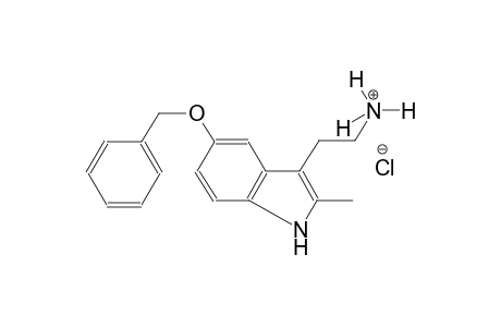 1H-indole-3-ethanaminium, 2-methyl-5-(phenylmethoxy)-, chloride