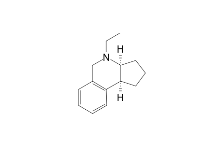 cis-N-Ethyl-4-aza-2,3,3a,4,5,9b-hexahydrobenz[e]indene