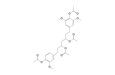 3,5-DIACETOXY-7-(4-ACETOXY-3-METHOXYPHENYL)-1-(4-ACETOXY-3,5-DIMETHOXYPHENYL)-HEPTANE