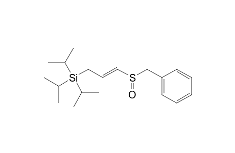 Benzyl (E)-2[(triisopropylsilyl)methyl]ethenyl sulfoxide