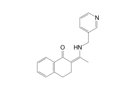 (2Z)-2-[1-(3-pyridinylmethylamino)ethylidene]-3,4-dihydronaphthalen-1-one