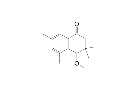 1(2H)-Naphthalenone, 3,4-dihydro-4-methoxy-3,3,5,7-tetramethyl-