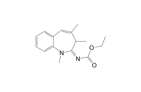 1,3,4-Trimethyl-2-ethoxycarbonylimino-2,3-dihydro-1H-benzazepine