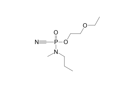 O-ethoxyethyl N-methyl N-propyl phosphoramidocyanidate
