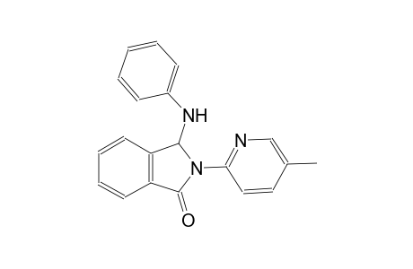 1H-isoindol-1-one, 2,3-dihydro-2-(5-methyl-2-pyridinyl)-3-(phenylamino)-