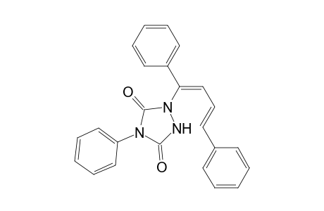 (Z,E)-1-(4-phenyl-3,5-dioxo-1-s-triazolidinyl)-1,4-di-phenylbutadiene