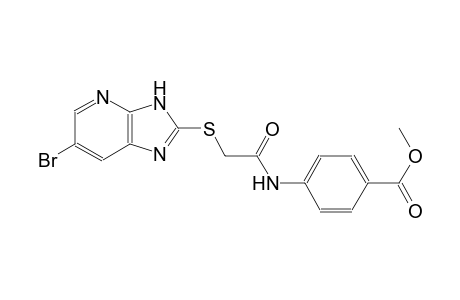 methyl 4-({[(6-bromo-3H-imidazo[4,5-b]pyridin-2-yl)sulfanyl]acetyl}amino)benzoate