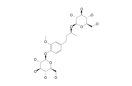 (2S)-2-(BETA-D-GLUCOPYRANOSYLOXY)-4-[4-(BETA-D-GLUCOPYRANOSYLOXY)-3-METHOXYPHENYL]-BUTANE
