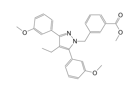 methyl 3-{[4-ethyl-3,5-bis(3-methoxyphenyl)-1H-pyrazol-1-yl]methyl}benzoate