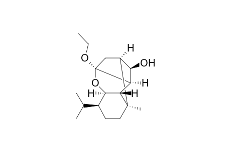 (1R,3S,5S,6R,7R,8S,9S,12S)-3-Ethoxy-12-isopropyl-9-methyl-2-oxatetracyclo[6.4.0.0(3,7).0(5,9)]dodecan-6-ol
