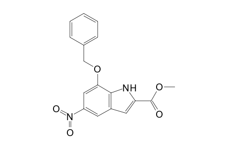 Methyl 7-(benzyloxy)-5-nitroindole-2-carboxylate