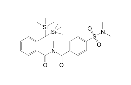 N-[Bis(trimethylsilyl)methyl]-N-[3-(dimethylsulfamoyl)benzoyl]-N-methylbenzamide