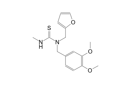 thiourea, N-[(3,4-dimethoxyphenyl)methyl]-N-(2-furanylmethyl)-N'-methyl-